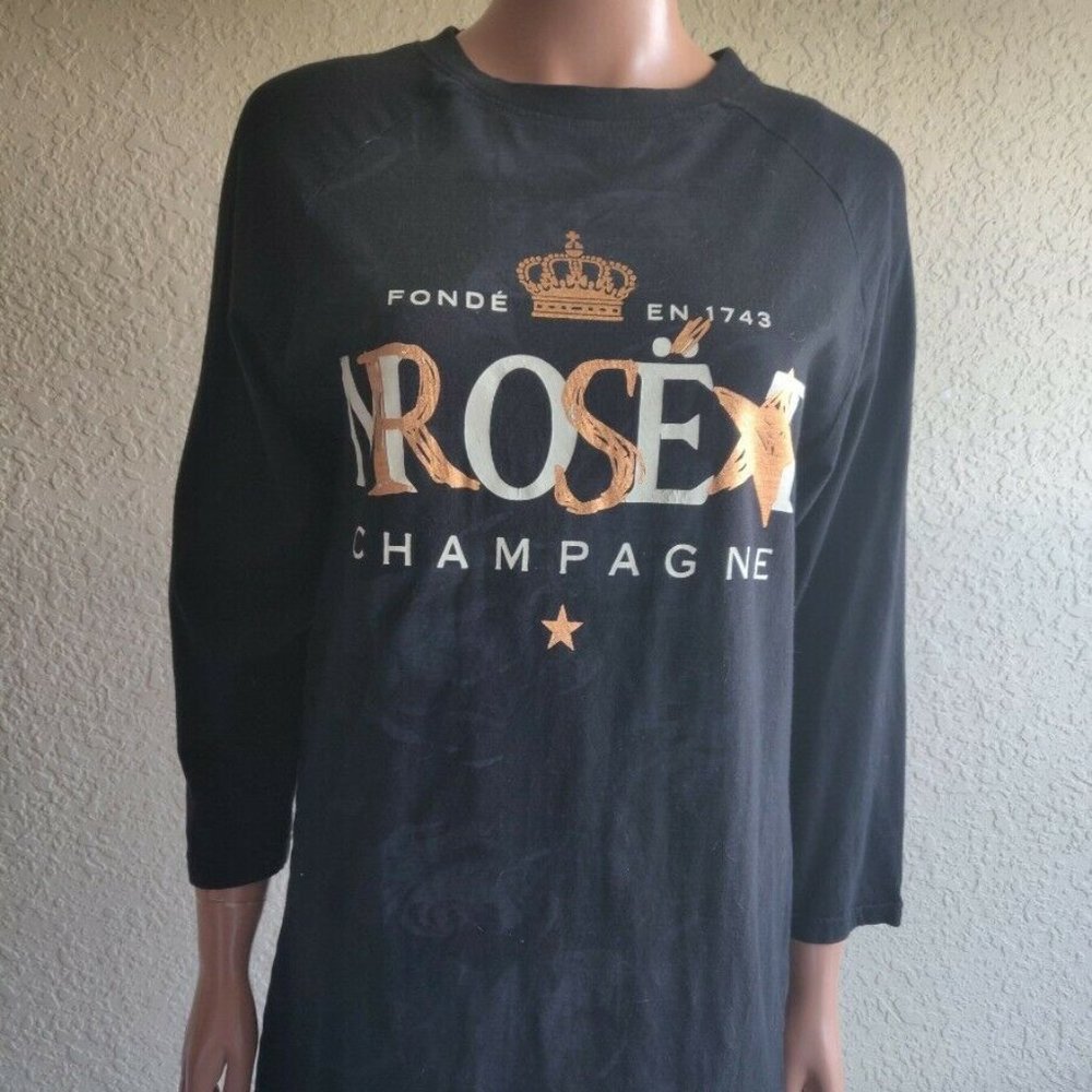 The Rolling Paper Moet Rose Champagne T-shirt